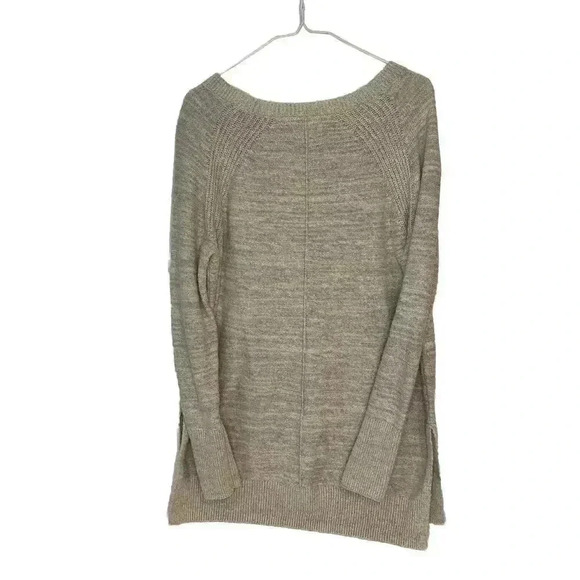 Lou & Grey Medium Gray Alpaca/Wool Blend Sweater Tunic Womens - Picture 2 of 6